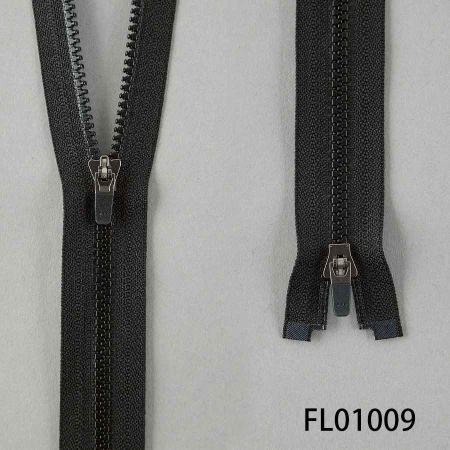 rubber tooth zipper